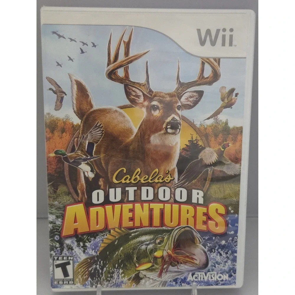 Cabela's Outdoor Adventures - Nintendo Wii 2009 - Complete in Box (CIB) - Tested